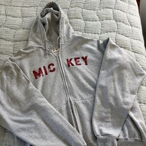 Vintage Disney Gray Zip Up